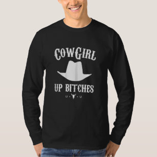 T-shirt Cowgirl Occidental Féminine Yeehaw Hippie Bohème V