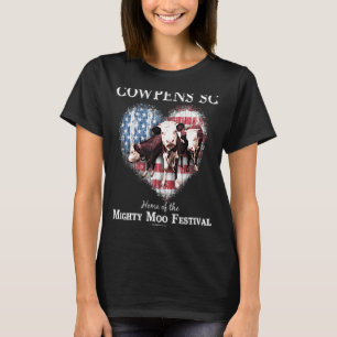 T-shirt Cowpens Sc Maison du Mighty Moo Festival Caroline