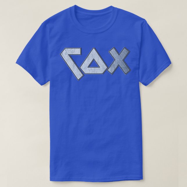 T-shirt Cox métallique lourd (Design devant)
