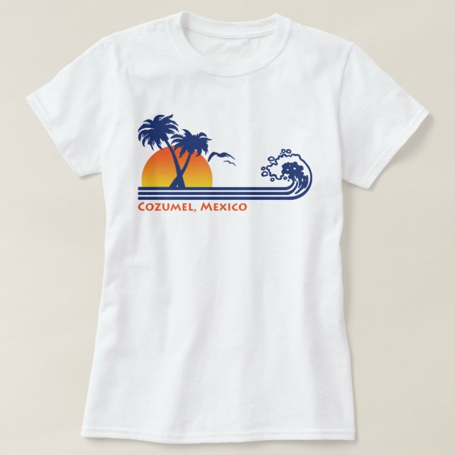 T-shirt Cozumel Mexique (Design devant)
