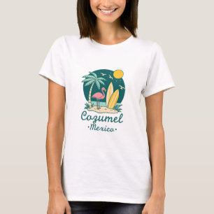 T-shirt Cozumel Mexique Souvenir Vacances Voyage Hommes Fe