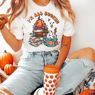 T-shirt Cozy Retro Je Suis Complet Lecture D'automne