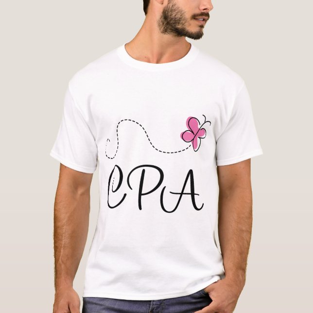 T-shirt CPA rose mignon (Devant)