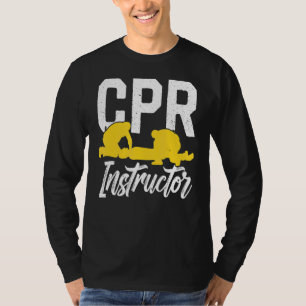 T-shirt Cpr Instructeur Entraîneur Cours d'Urgence Premier