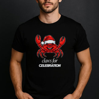 T-shirt Crab Christmas party - Claws for Celebration