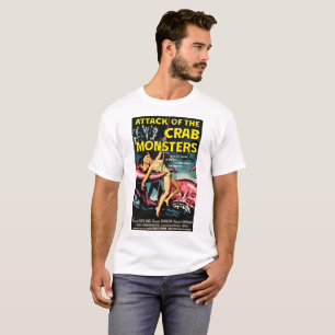 T-shirt Crab, horreur movie vintage affiche