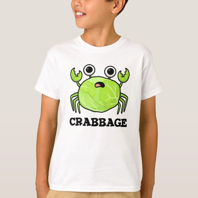 T-shirt Crabbage Funky Chou Crabe Pun de crabe (Devant)