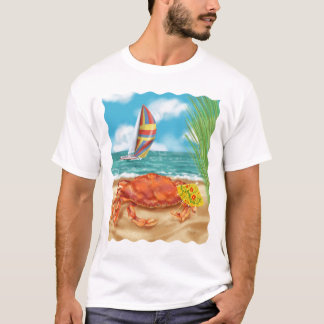 T-shirt Crabe avec le parapluie