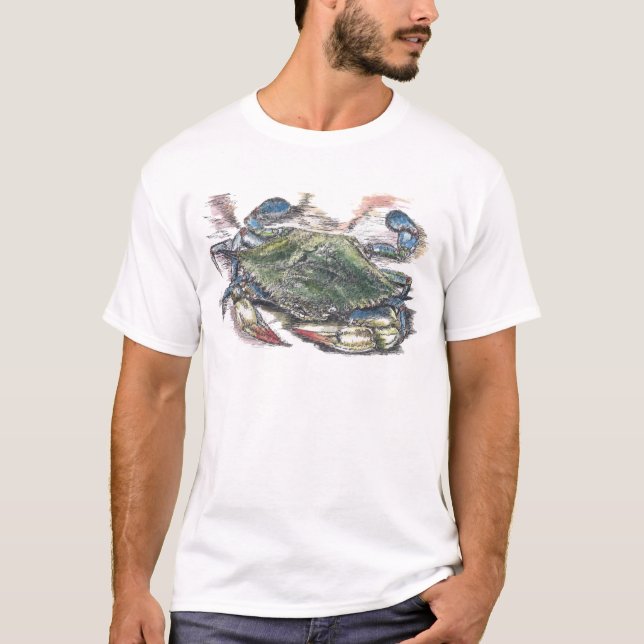 T-shirt Crabe bleu (Devant)