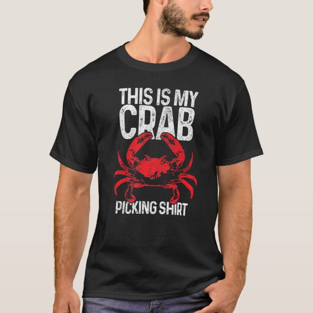 T-shirt Crabe C'Est Mon Crabe Qui Pique (Devant)