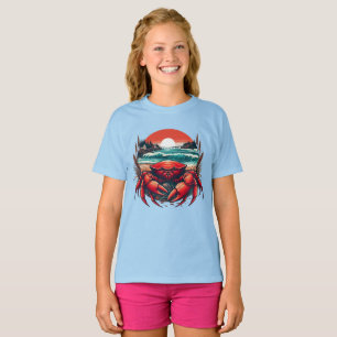 T-shirt crabe côtier/marin du Maine