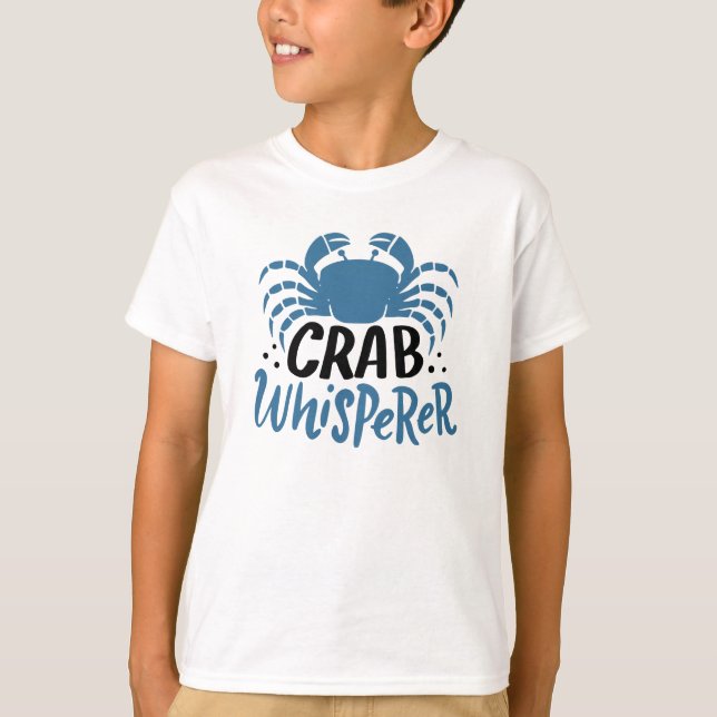 T-shirt Crabe - Crabe Whisperer (Devant)