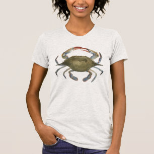 T-shirt Crabe d'aquarelle - gris