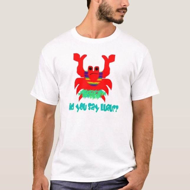 T-shirt crabe de luau (Devant)