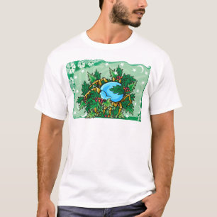 T-shirt Crabe du cancer floral à Holly