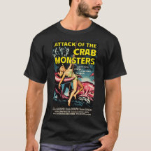 Crabe, poster vintage de film d'horreur