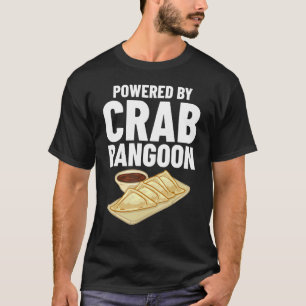T-shirt Crabe Rangoon Crème Fromage Wontons Sauce de tremp