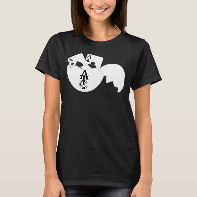 T-shirt Cracked Aces (Devant)