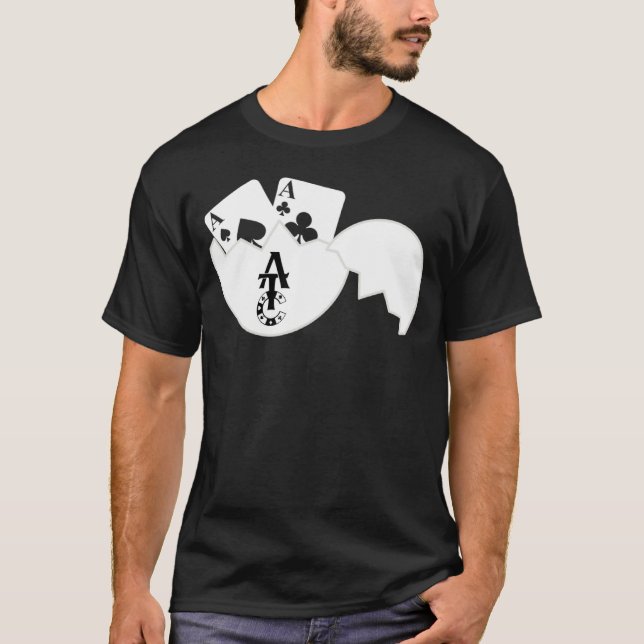 T-shirt Cracked Aces (Devant)