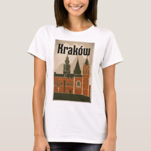 T-shirt Cracovie Pologne vintage