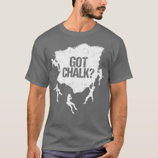 T-shirt craie d'escalade vintage d'escalade rocheuse