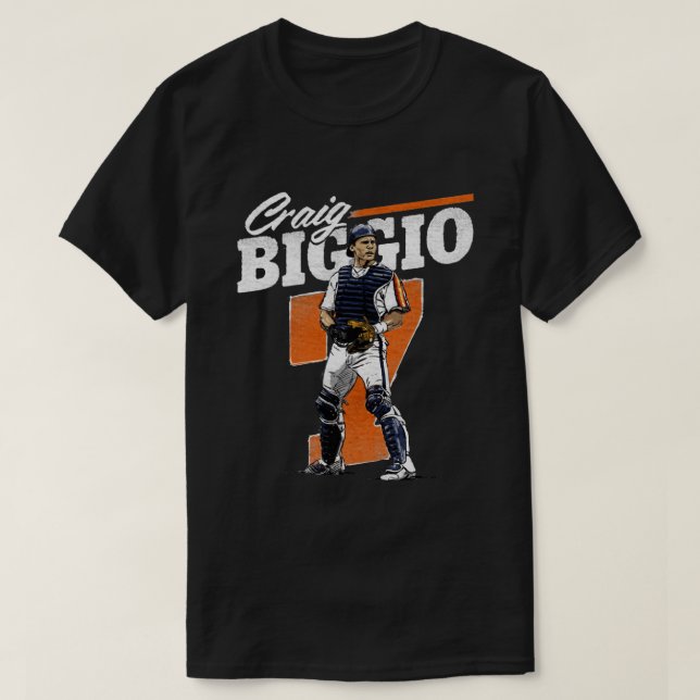 T-shirt Craig Biggio Retro (Design devant)