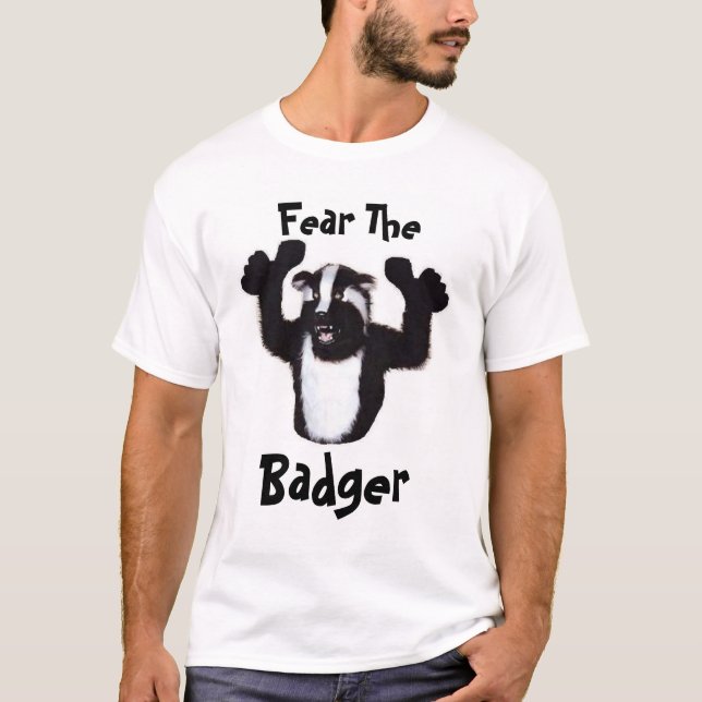 T-shirt Craignez, blaireau (Devant)