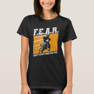 T-shirt Craignez Dirtbike Motocross Oubliez Tout Et Ride