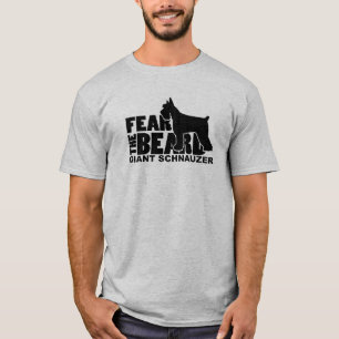T-shirt Craignez la barbe - Schnauzer géant