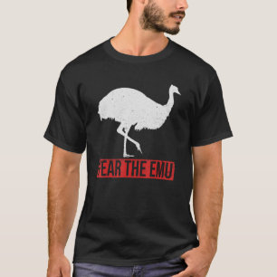 T-shirt Craignez La Citation Emu Pour Un Ventilateur Austr