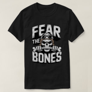 T-shirt Craignez le crâne des os