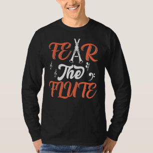 T-shirt Craignez Le Motif Flute Pour Lecteur Flute