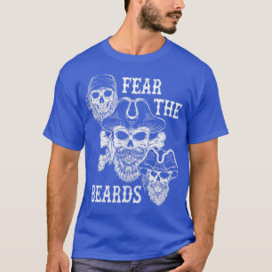 T-shirt Craignez les ours Funny Pirates Skulls Buccaneer P