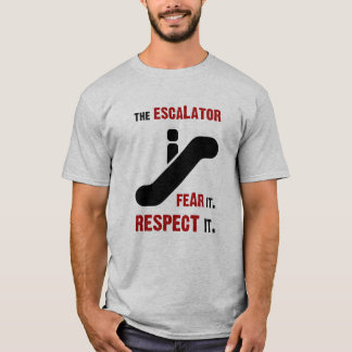 T-shirt Craignez l'escalator