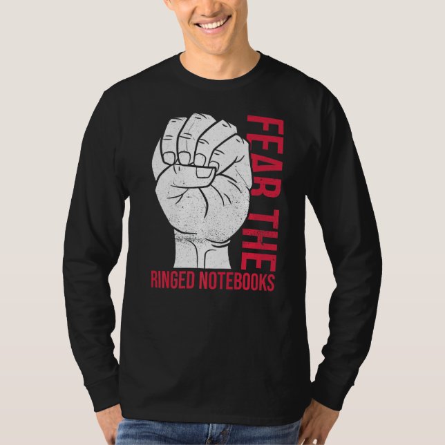 T-shirt Craindre Les Carnets À Cernes Citer Pour Une Handr (Devant)
