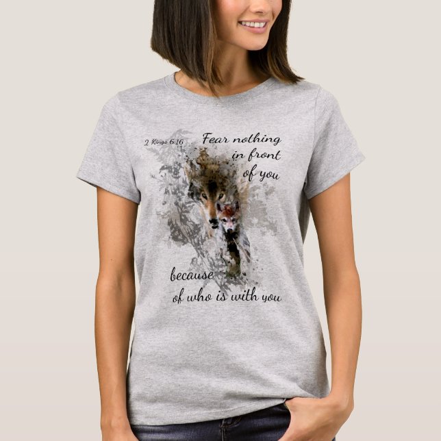T-shirt Craindre rien devant vous Citation Inspirationnell (Devant)