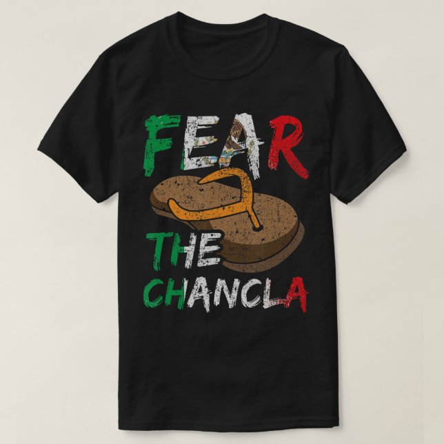 T-shirt Crains Le Drapeau Mexicain Chancla Cinco De Mayo 5 (Design devant)