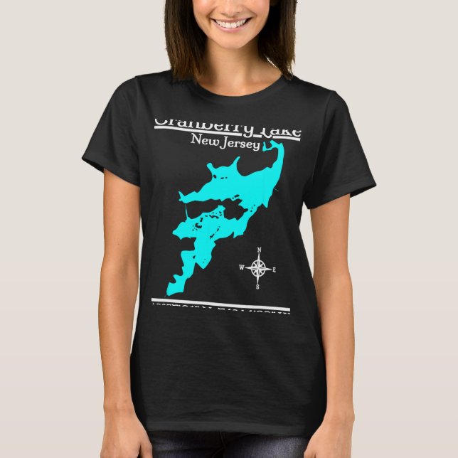 T-shirt Cranberry Lake, New Jersey  (Devant)