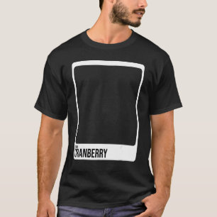 T-shirt Cranberry Paint Swatch Costume Famille Groupe Hall