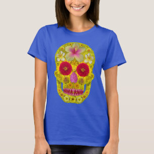 T-shirt Crâne à fleurs 8