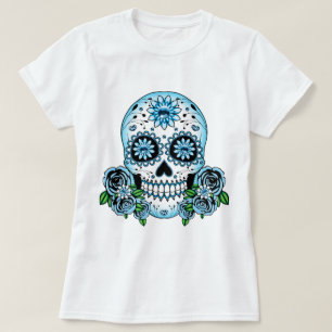 T-shirt Crâne à sucre bleu