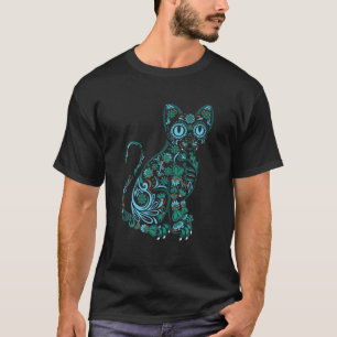 T-shirt Crâne à sucre de chat Jour des terres Kitten Lover