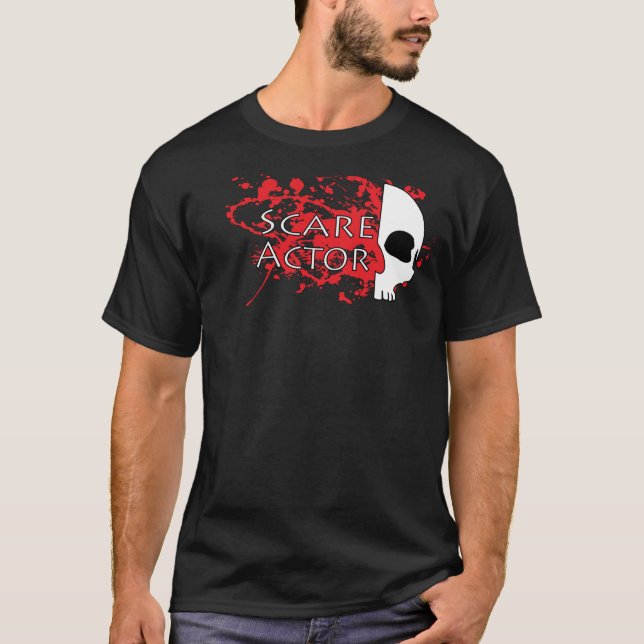 T-shirt Crâne à temps partiel de ScareActor (Devant)