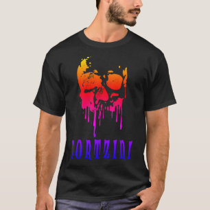 T-shirt Crâne arc-en-ciel