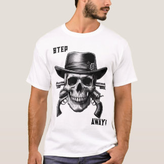 T-shirt Crâne avec armes à feu
