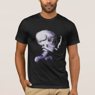 T-shirt - Crâne avec cigarette