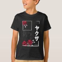 Crâne avec fleurs - Conception de style japonais u