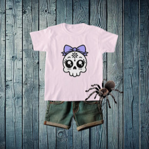 T-shirt Crâne avec fond