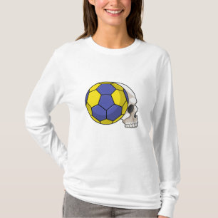 T-shirt Crâne avec Handball Sports