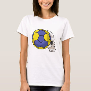 T-shirt Crâne avec Handball Sports